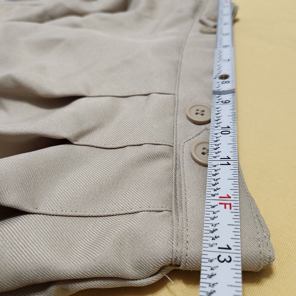 Izod Skirt Uniform For Girls Size 16 Beige Pleated Skort. New - Picture 4 of 10